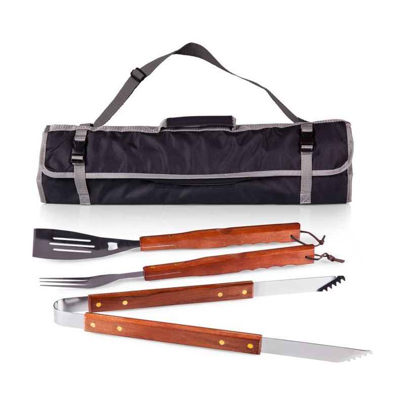 3-Piece BBQ Tote and Grill Set