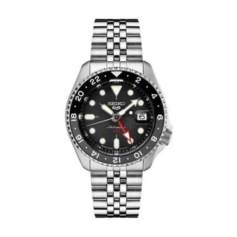 Seiko Men's 5 Sports SKX Sports Style GMT Stainless Steel Watch