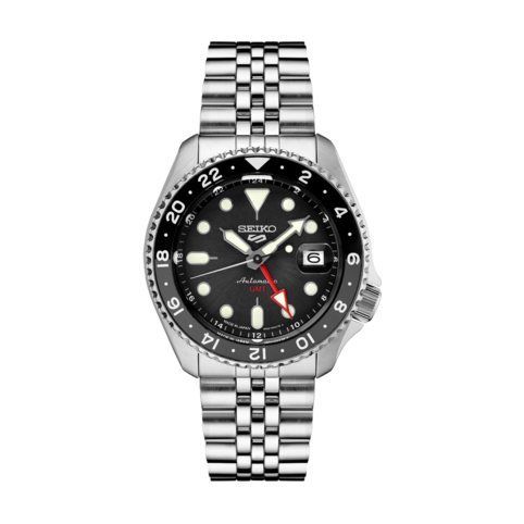 Seiko Men's 5 Sports SKX Sports Style GMT Stainless Steel Watch
