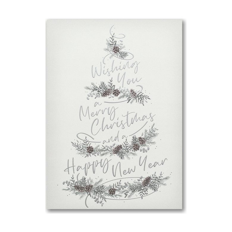 Merry Wishes Christmas Folder
