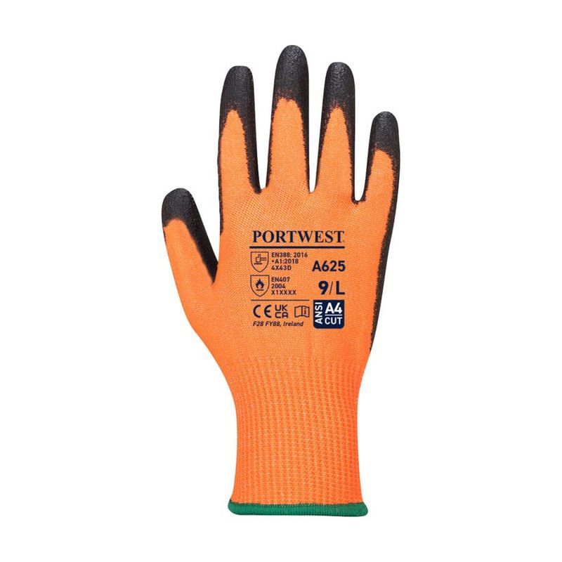 Cut D13 PU Viz-Tex Glove A4