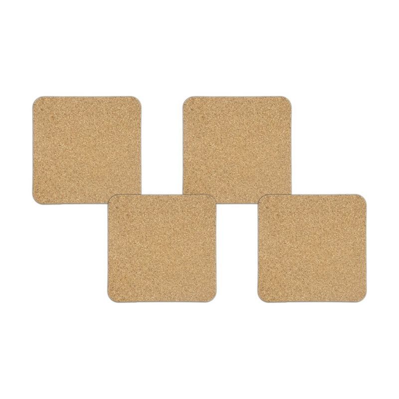 Square Cork Coaster Set of 4