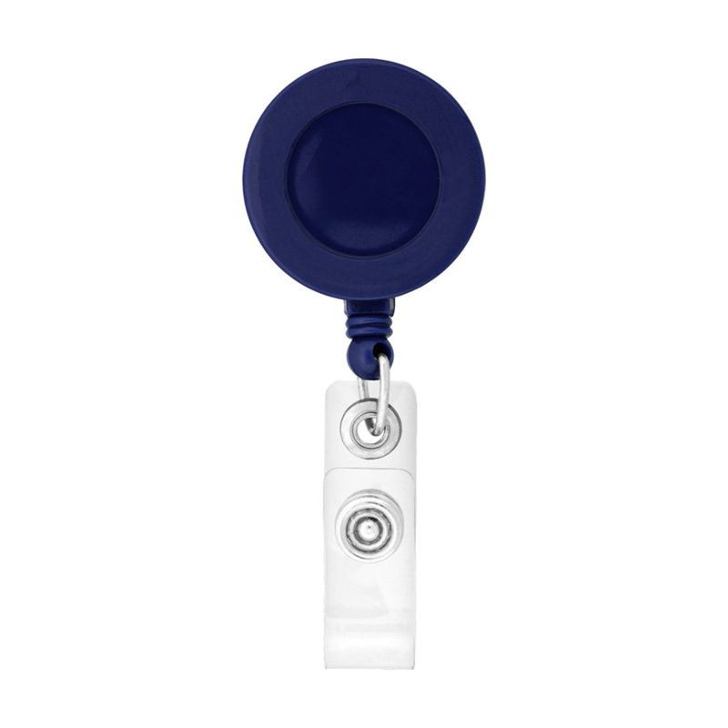 Round Retractable Badge Holder