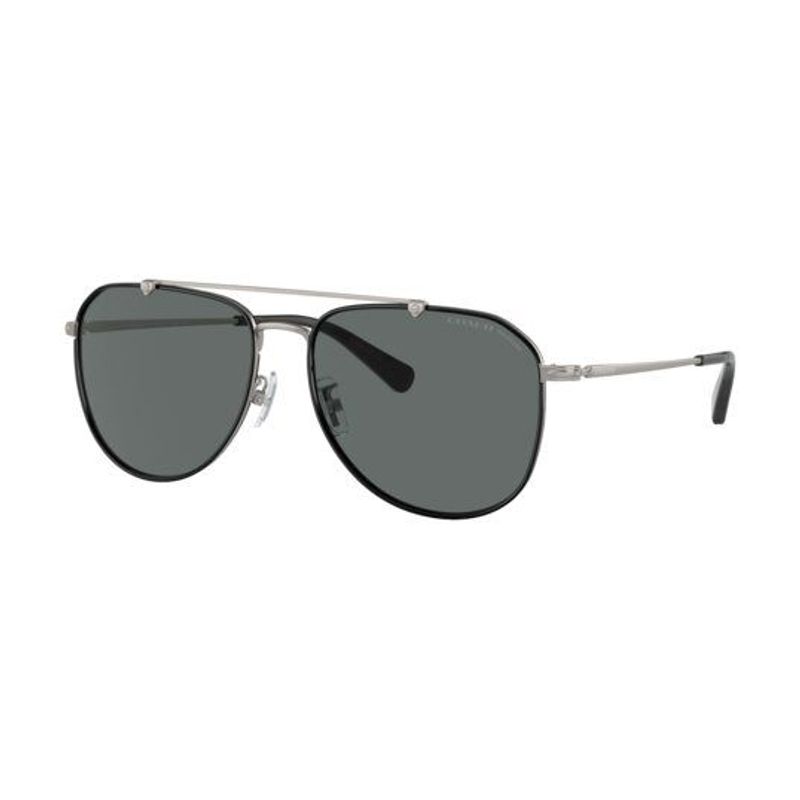 Coach Polarized Metal Windsor Pilot Sunglasses