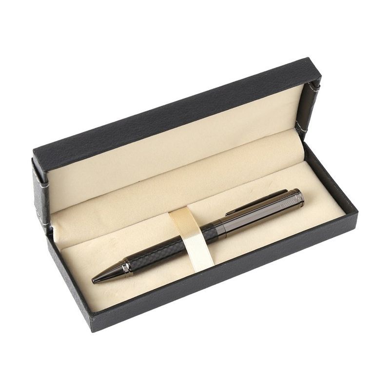 Metal Carbon Fiber Ballpoint Pen Gift Set