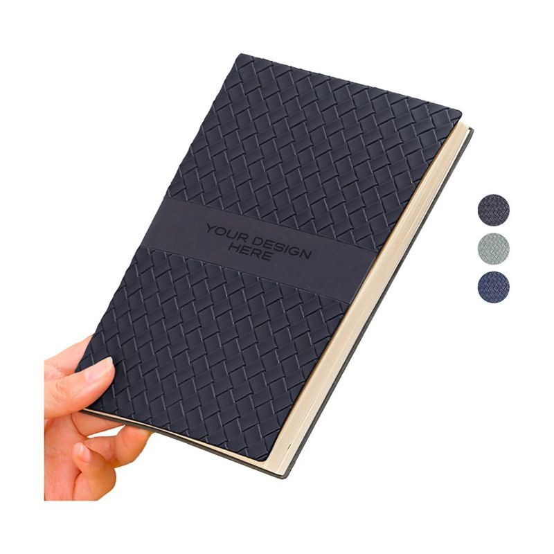 PU Leather A5 Business Notebook with Bookmark