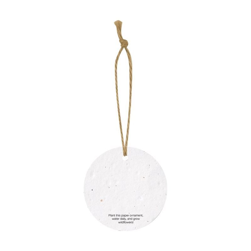 Circle Shaped Plantable Holiday Ornament