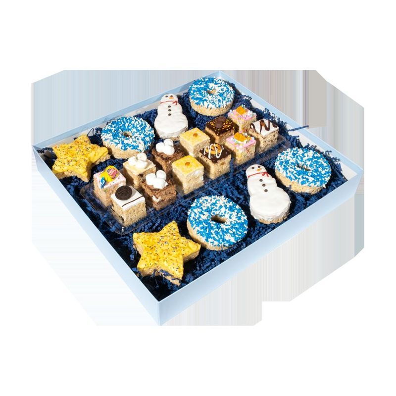 Deluxe Box With 12 Crispy Rice Treats and 8 Hand-Dipped Shapes
