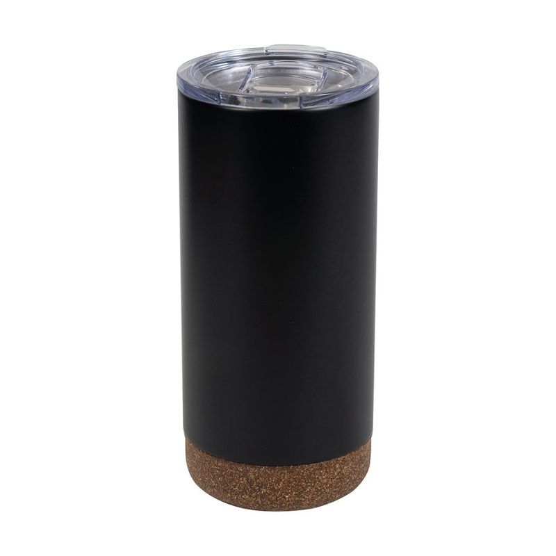 16 oz Cork Bottom Stainless Steel Vacuum Tumbler
