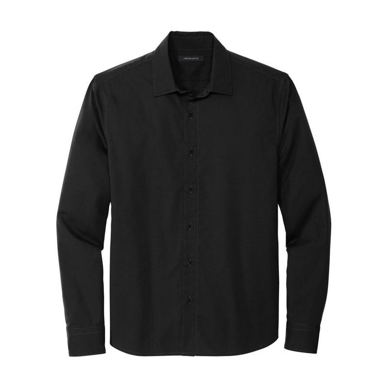 Long Sleeve Stretch Woven Shirt