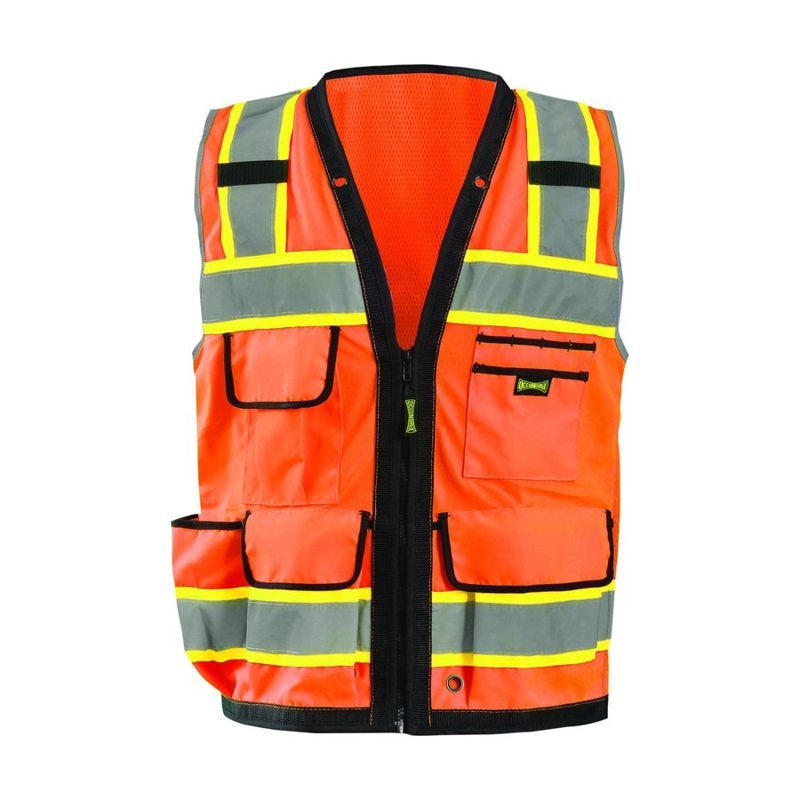 Occunomix Solid Mesh Heavy Duty Two-Tone Surveyor Vest