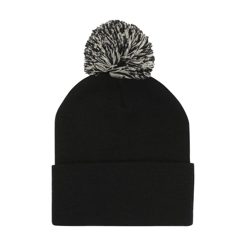 Acrylic Beanie with Pom Pom