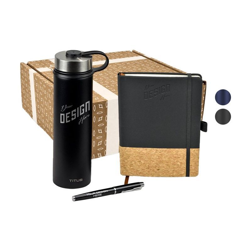 25 Oz. Sports Water Bottle, Mulch Notebook and Pen Set