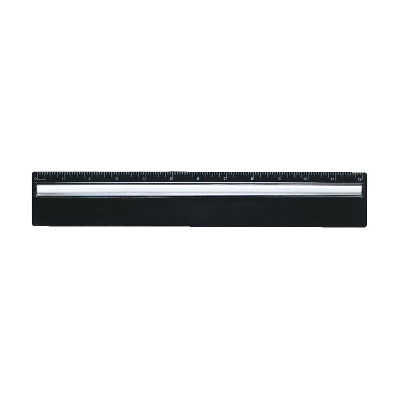 Plastic 12 Inch Ruler With Magnifying Glass
