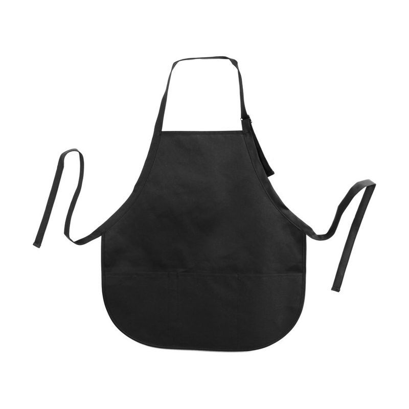 Heavyweight Cotton Twill Bib Apron with 3 Pockets
