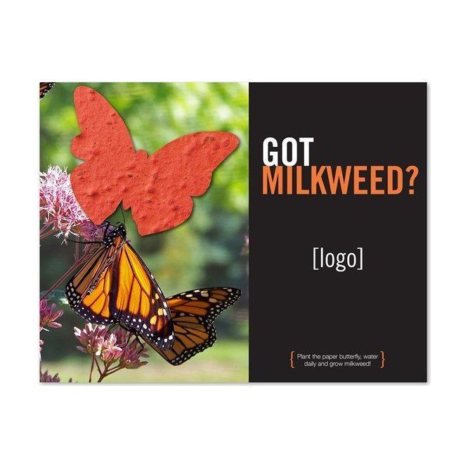 Seed Paper Shape Postcard