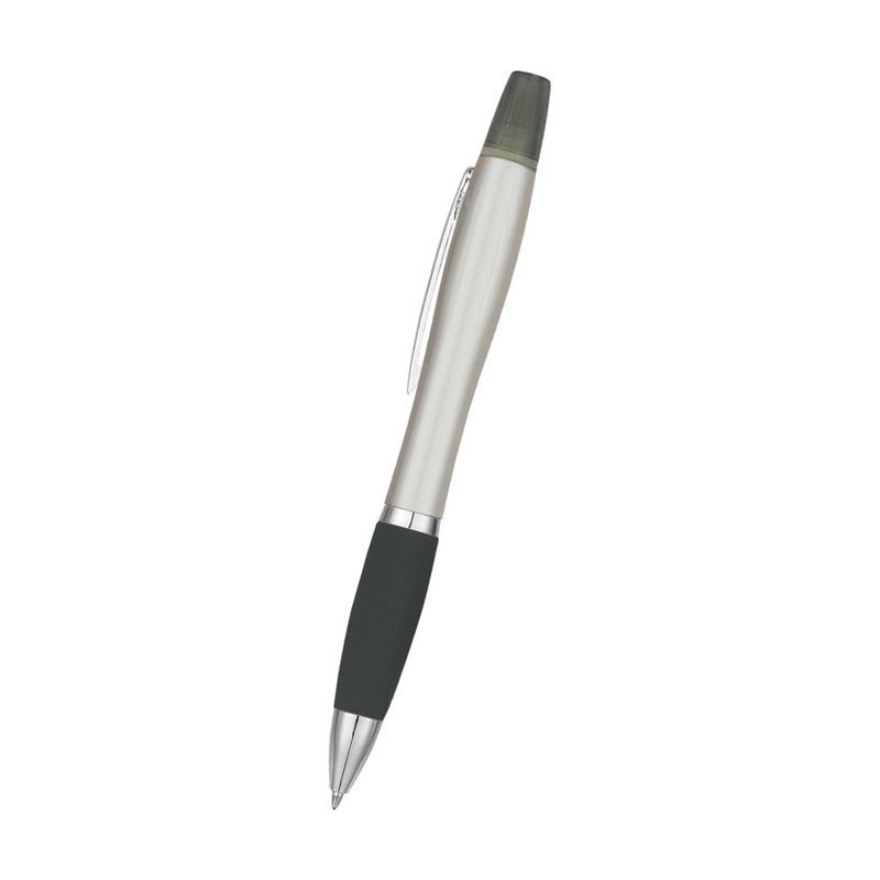 Twin-Write Pen With Highlighter
