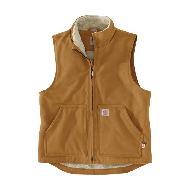 Carhartt Men's FR Duck Mock Neck Vest