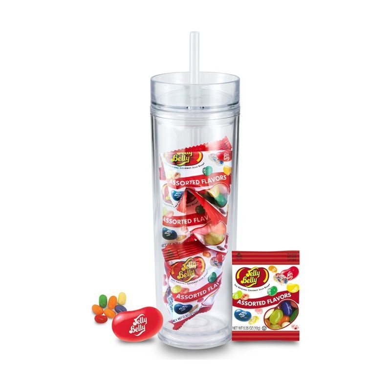 14 Oz. Clear Acrylic Tumbler with Jelly Beans