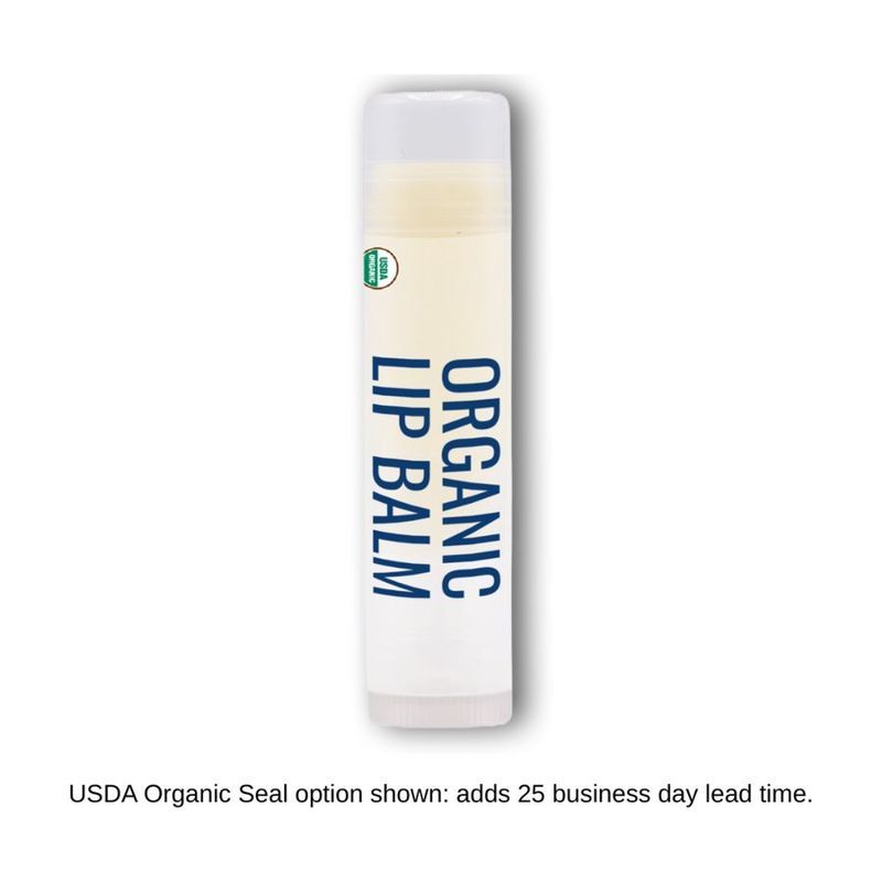Organic Lip Balm with Clear Tube