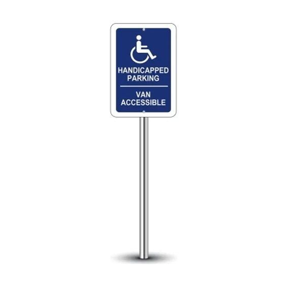 Handicap Parking Sign 1 ft x 1 ft