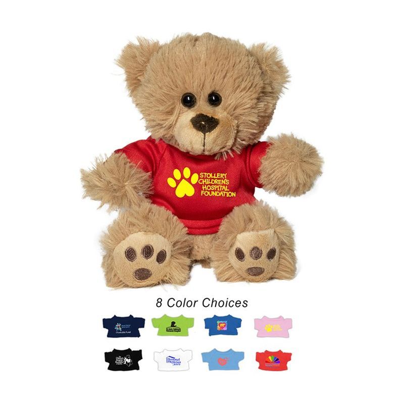 Ted T. Bear 6" Plush Teddy Bear with T-Shirt