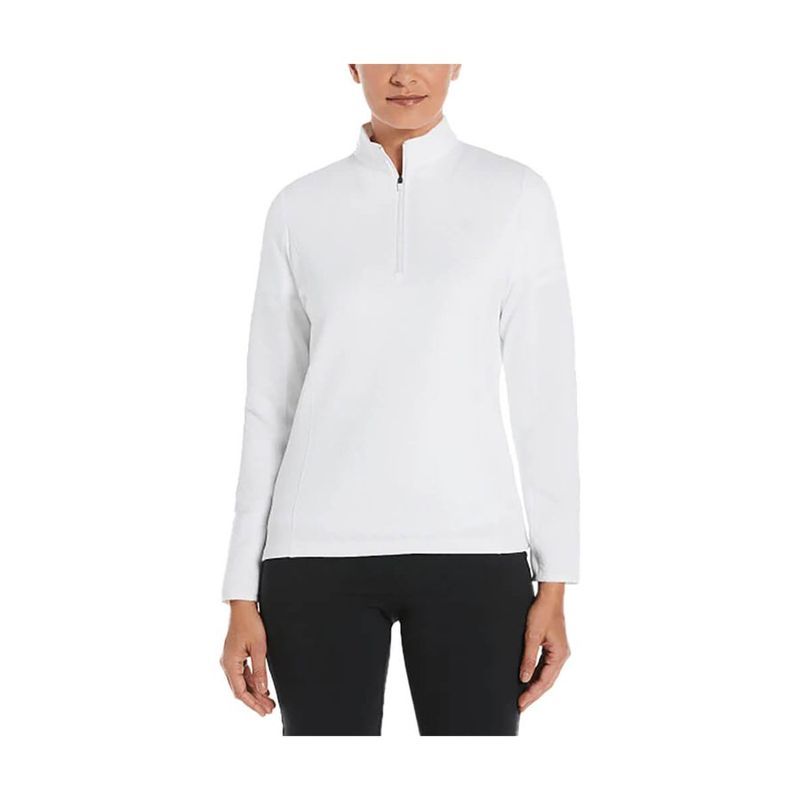 Callaway Diamond Quilted Fleece 1/4 Zip Ladies Pullover