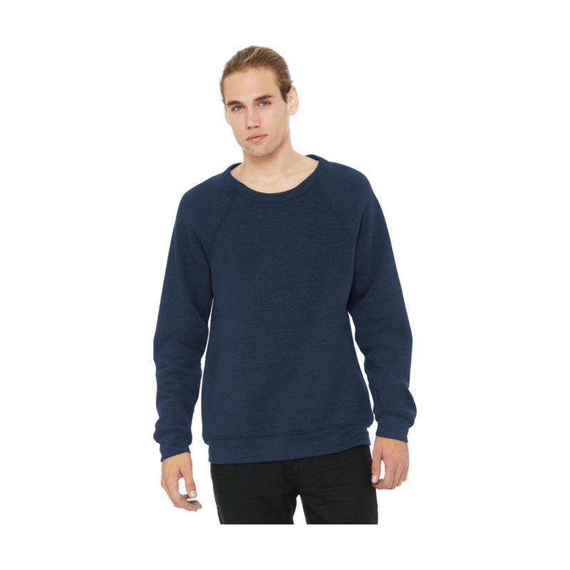 BELLA+CANVAS Unisex Sponge Fleece Raglan Sweatshirt, 7 oz