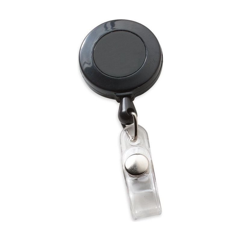 Economy Round Retractable Badge Holder