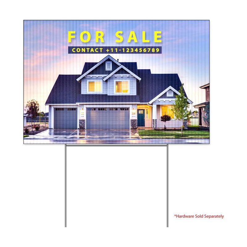 12" x 18" Double-Sided Custom Yard Sign