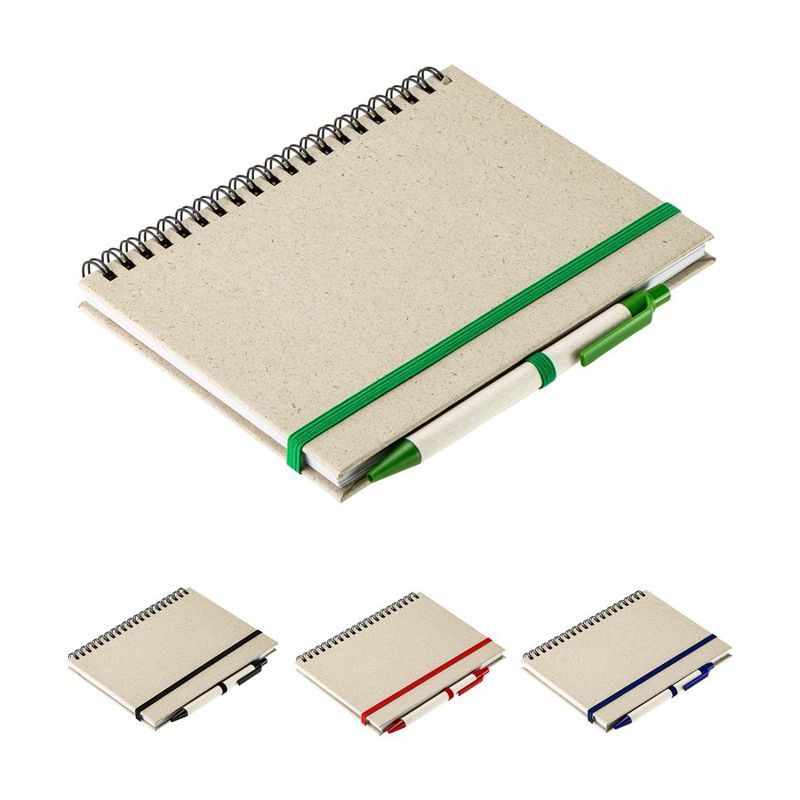 Prairie Recycled Spiral Notebook With Pen