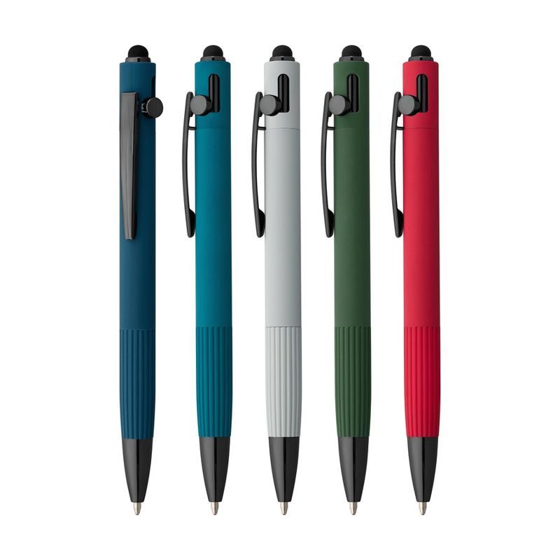 Saga Recycled Aluminum Bolt Action Stylus Pen