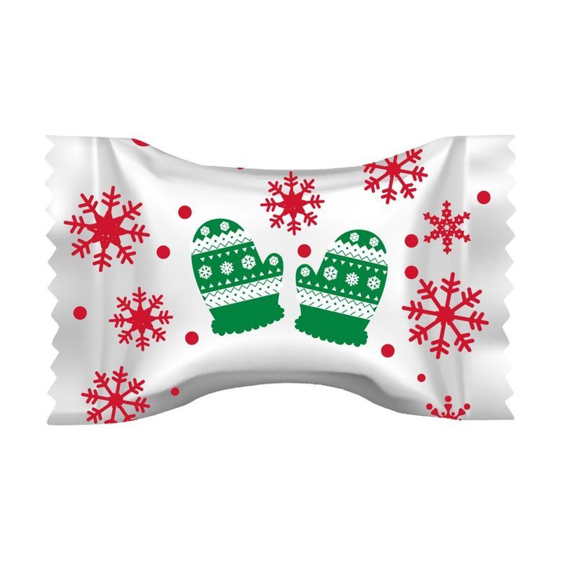 Chocolate Dipped Buttermints in Christmas Wrappers