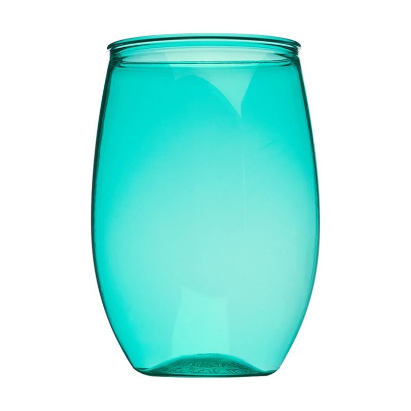 16 oz Plastic Stemless Wine Glass