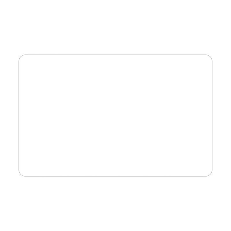 Ultra Removable Rectangle Rounded Corner Sticker