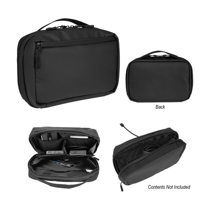 rPET Tech Pouch with Easy Cord Access
