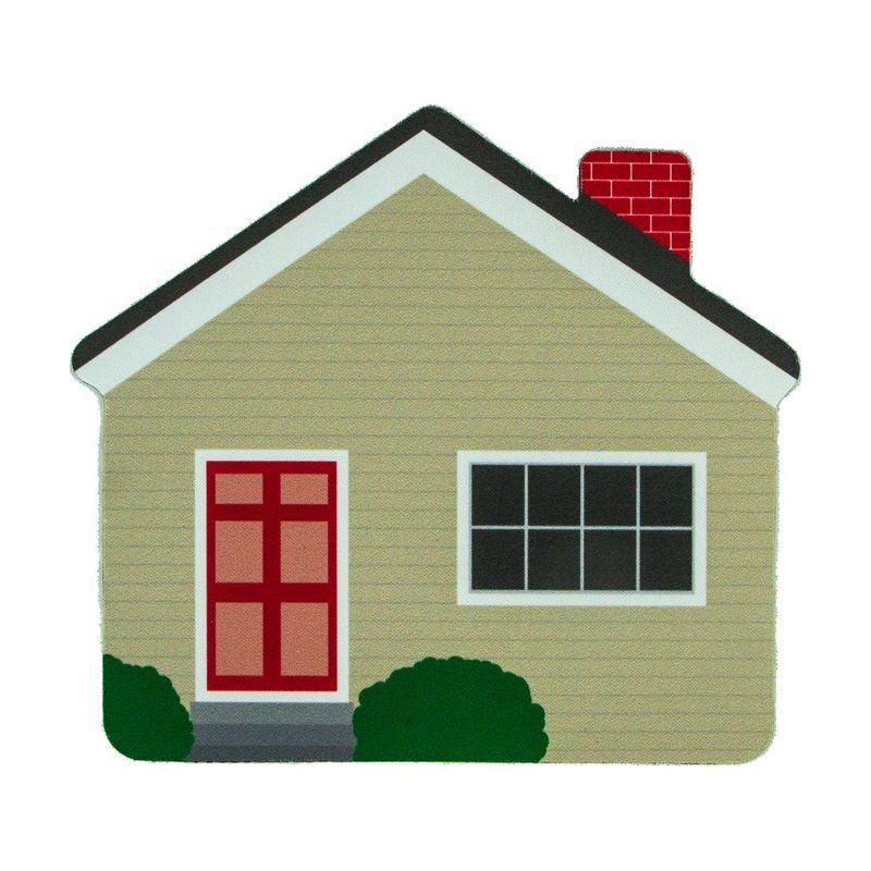 House Shape Soft Mouse Pad 7.96 x 7.06 Inch