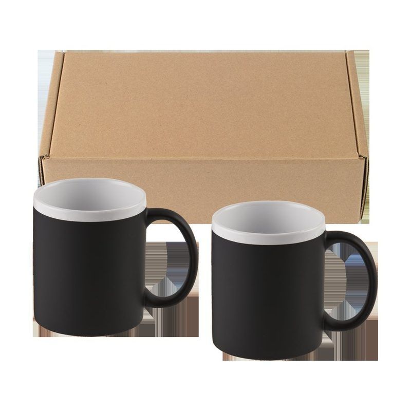 11 oz Velvet-Touch Ceramic Mug Gift Set