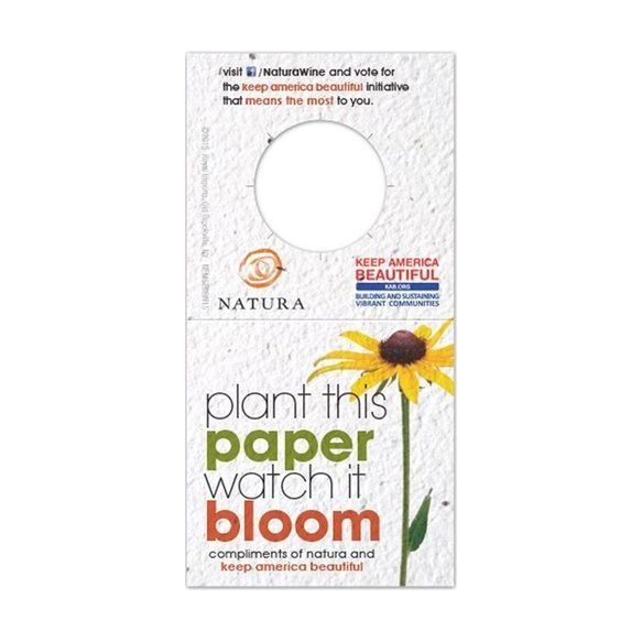 Seed Paper Bottle Necker, Square
