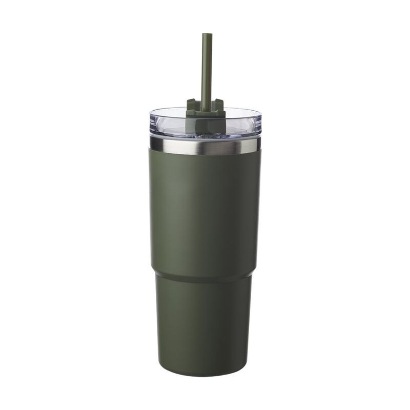 Lotus 23 oz Travel Mug with Straw