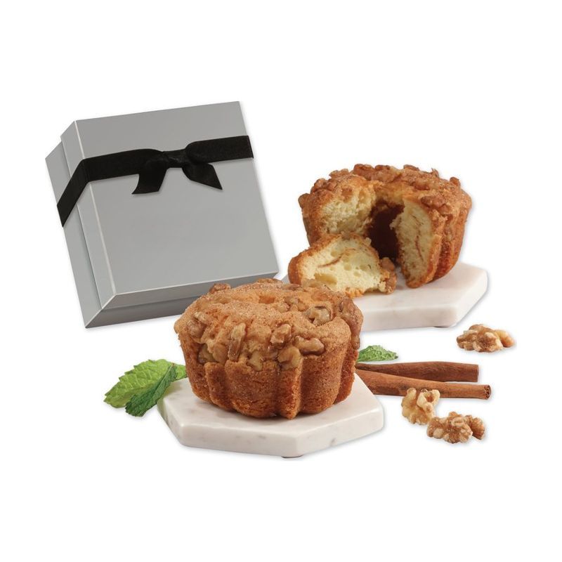 Single-Serve Cinnamon Walnut Coffee Cake