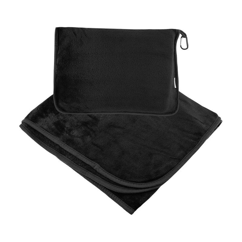 rPET Travel Blanket with Trolley Pillow Pouch