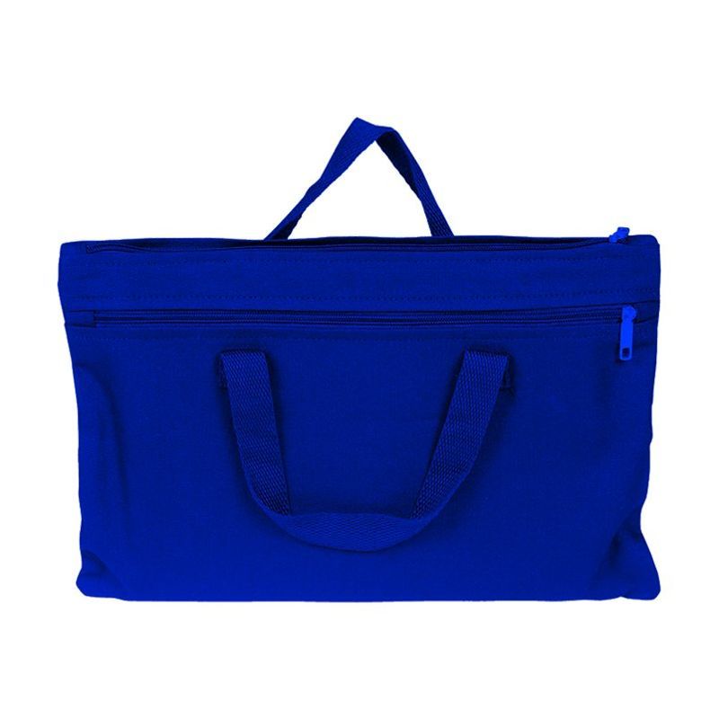 Cotton Canvas Document Bag, Assorted Colors