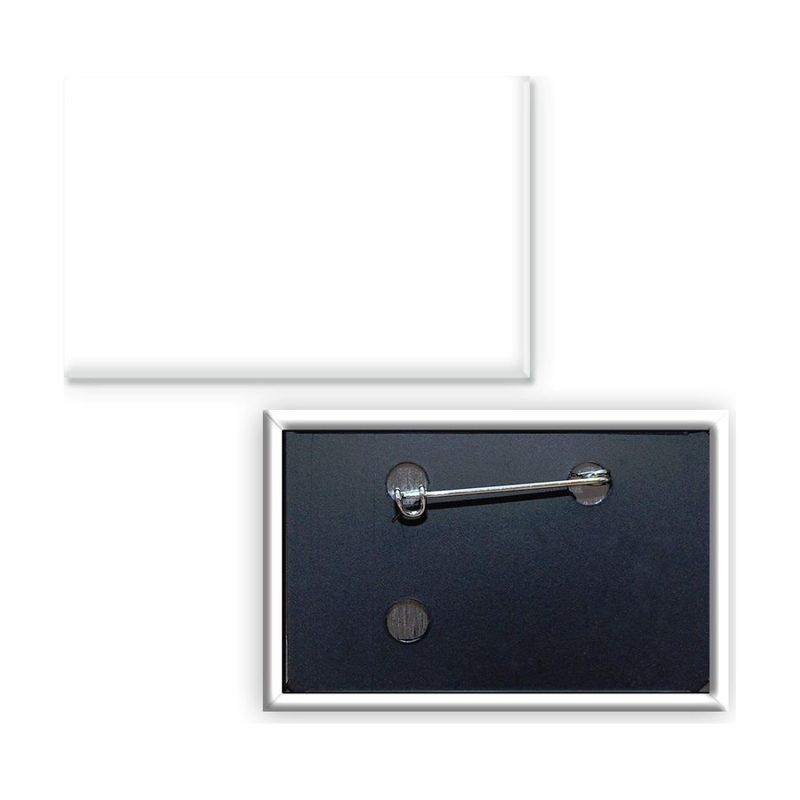 Rectangle Button with Pin