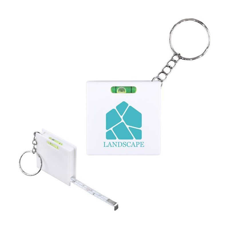 Key Ring Tape Measure and Level