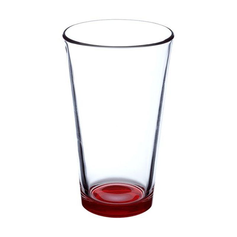 Pub Crawl 16 oz Pint Glass with Color Bottom
