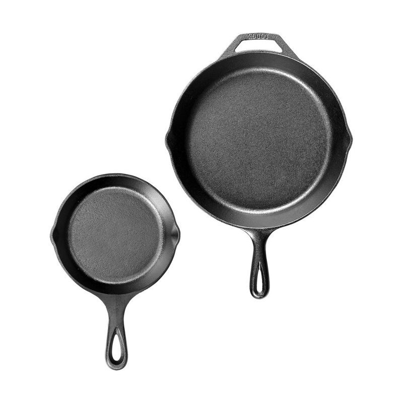 Lodge 10.25 and 5 Inch Cast Iron Skillet Gift Set