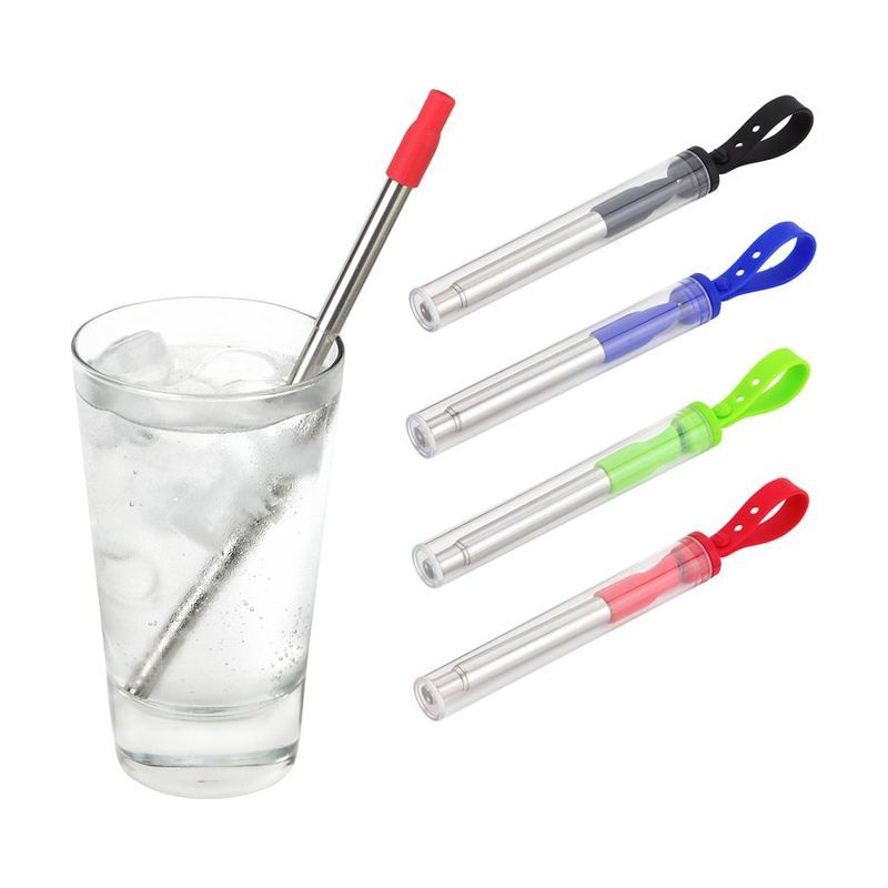 Telescoping Straw with Cleaning Brush