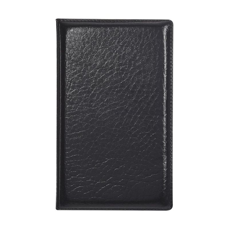 Leather Look Padfolio with Sticky Notes and Flags