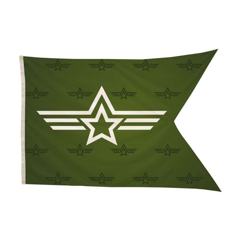 4' x 6' Polyester Guidon Flag, Single-Sided
